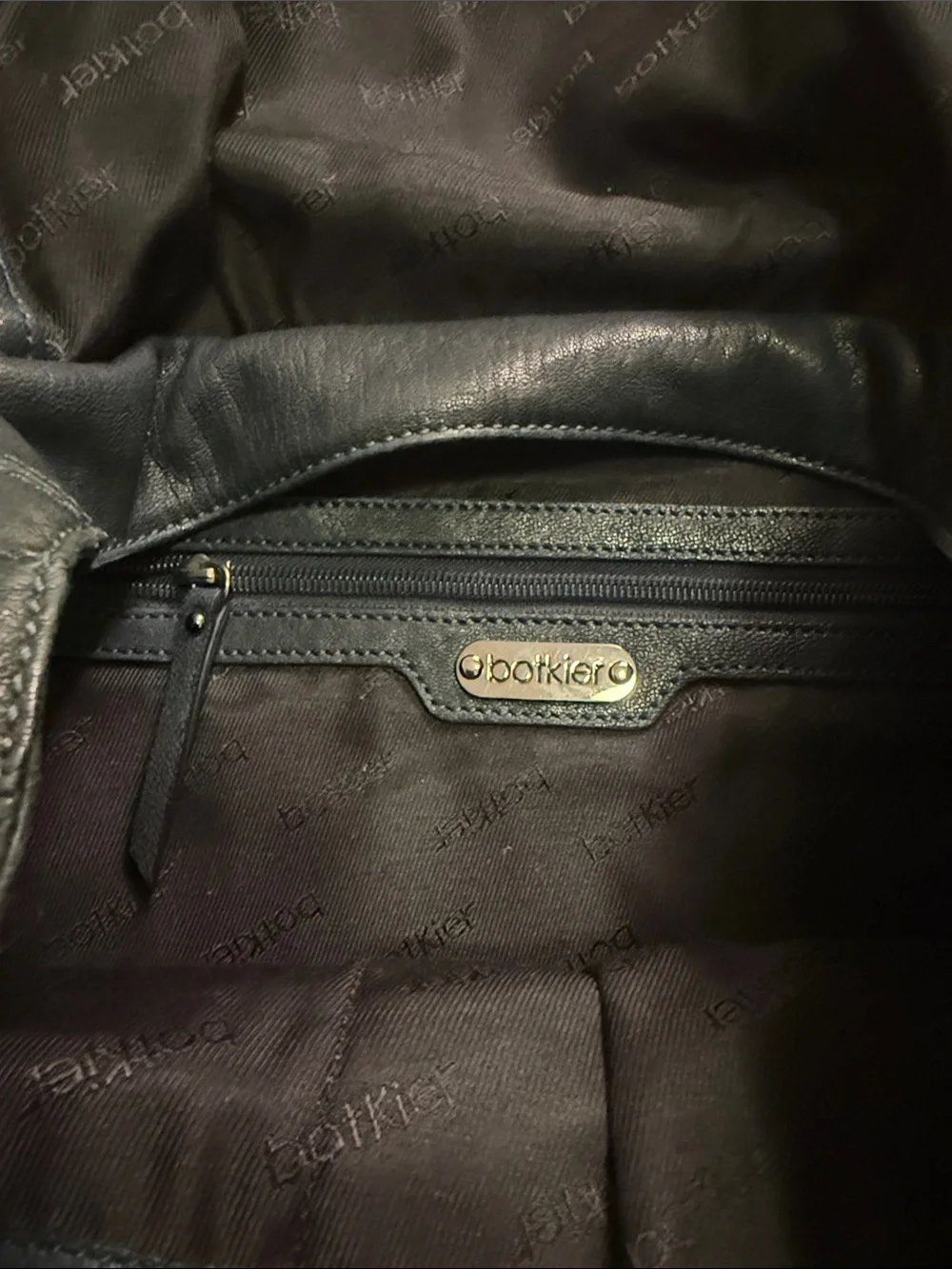 Botkier Dark Green Leather Shoulder Hobo Bag